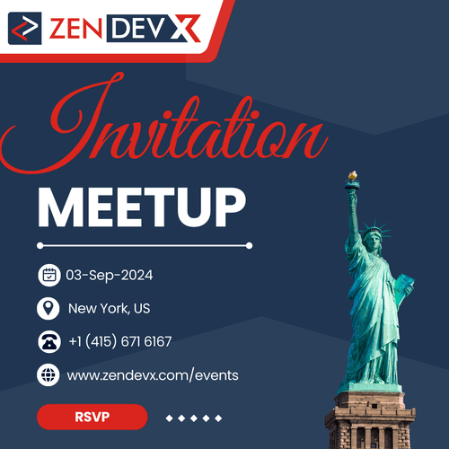 ZenDevX MeetUp Invitation At NewYork On 3 Sept 2024