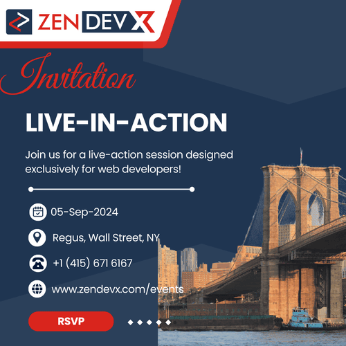 ZenDevX MeetUp Invitation At NewYork On 5 Sept 2024